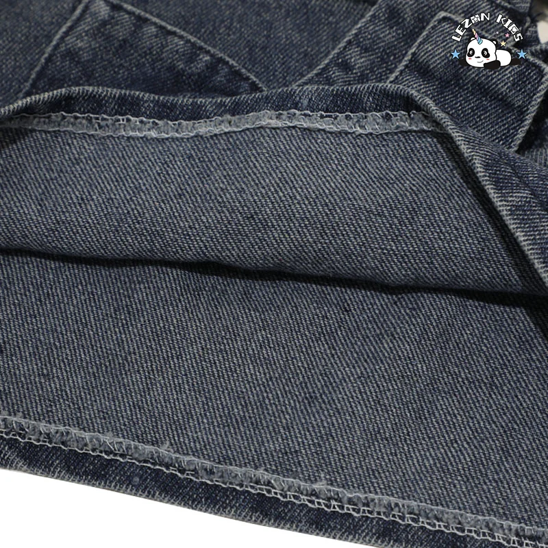 LEZONKIDS - Conjunto de Roupas Femininas de Alta Qualidade e Luxo em Denim com 2 Peças, Top e Saia, para Meninas de 11 Anos